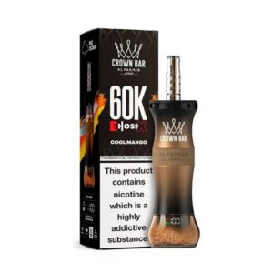 ALFAKHER CROWN BAR E HOSE X 5%NIC 60KPUFFS – COOL MANGO