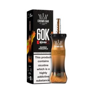 ALFAKHER CROWN BAR E HOSE X 5%NIC 60KPUFFS – MANGO PINEAPPLE