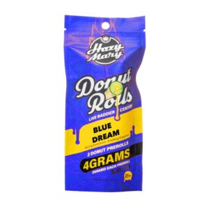 HAZY MARY 4G 2CT DONUT ROLLS SATIVA – BLUE DREAM