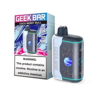 GEEK BAR PULSE X2 5% NIC 25K PUFFS DISPOSABLE – COCO BERRY BULL