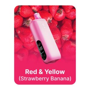 REIGN BAR 0%NIC 25KPUFFS POD- RED AND YELLOW
