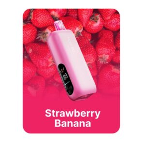 REIGN BAR 5%NIC 25KPUFFS POD- STRAW BANANA