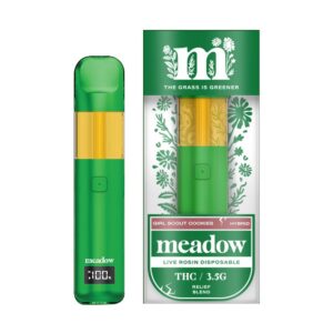 MEADOW LIVE ROSINTHC 3.5G DISPOSABLE HYBRID – GIRL SCOUT COOKIES