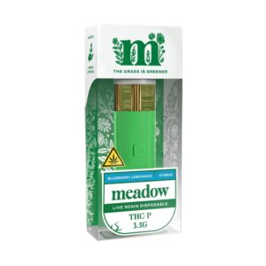 MEADOW LIVE ROSIN THCP 3.5G DISPOSABLE HYBRID – BLUEBERRY LEMONADE