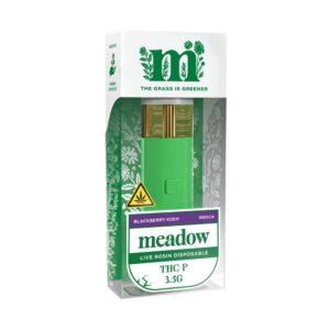 MEADOW LIVE ROSIN THCP 3.5G DISPOSABLE INDICA – BLACKBERRY KUSH