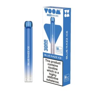 VOOM 5%NIC MESH MINI 3KPUFFS DISPOSABLE – BLUE RAZZ ICE