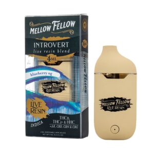MELLOW FELLOW INTROVERT BLEND 4ML DISPOSABLE INDICA – BLUEBERRY OG