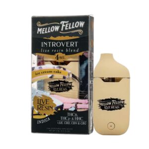 MELLOW FELLOW INTROVERT BLEND 4ML DISPOSABLE INDICA – ICE CREAM CAKE