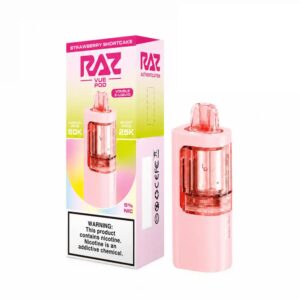 RAZ VUE 50KPUFFS DISPOSABLE VAPE POD – STRAW SHORTCAKE