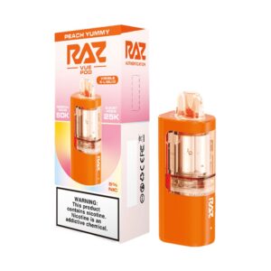 RAZ VUE 50KPUFFS DISPOSABLE VAPE POD – PEACH YUMMY