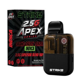 STRIKE 2.5G DISPOSABLE INDICA – GRANDADDY PURPLE