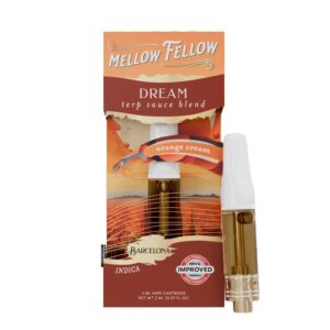 MELLOW FELLOW DREAM BLEND 2ML CARTRIDGE INDICA – ORANGE CREAM