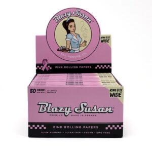 BLAZY SUSAN PINK KS WIDE ROLLING PAPER