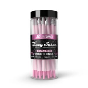 BLAZY SUSAN PINK ULTRA THIN 1 1/4 RICE ROLLING PAPER